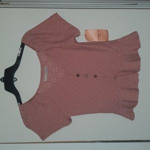 Laola crop top in Mauve, Spanish size G.